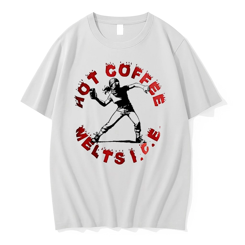Hot Coffee Melts Ice Shirts