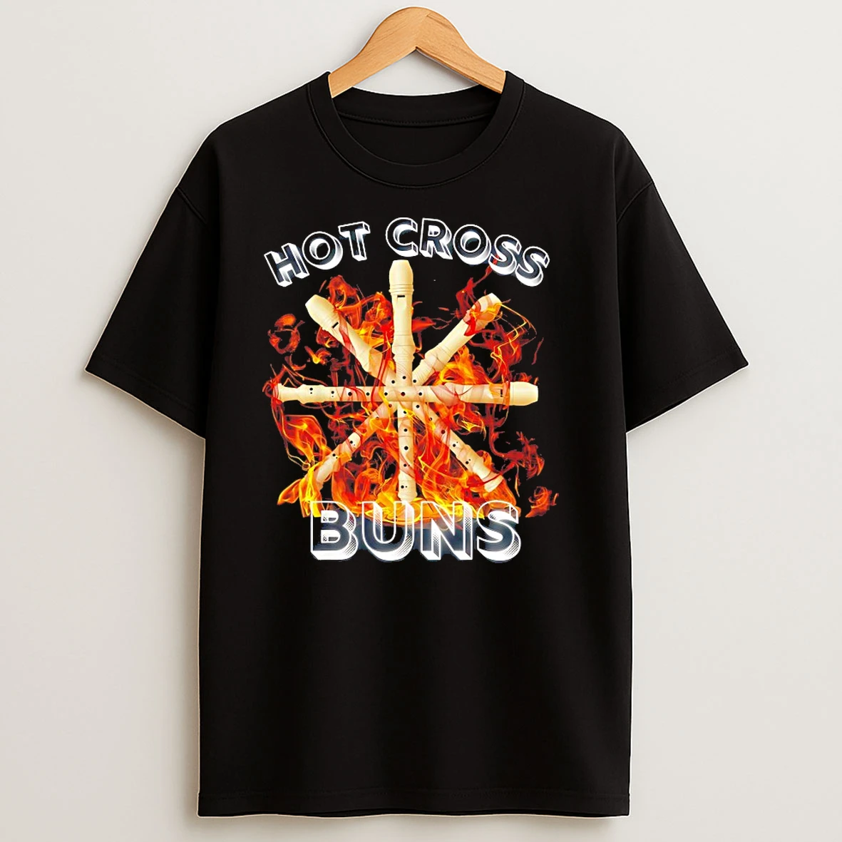 Hot Cross Buns Fire T Shirts