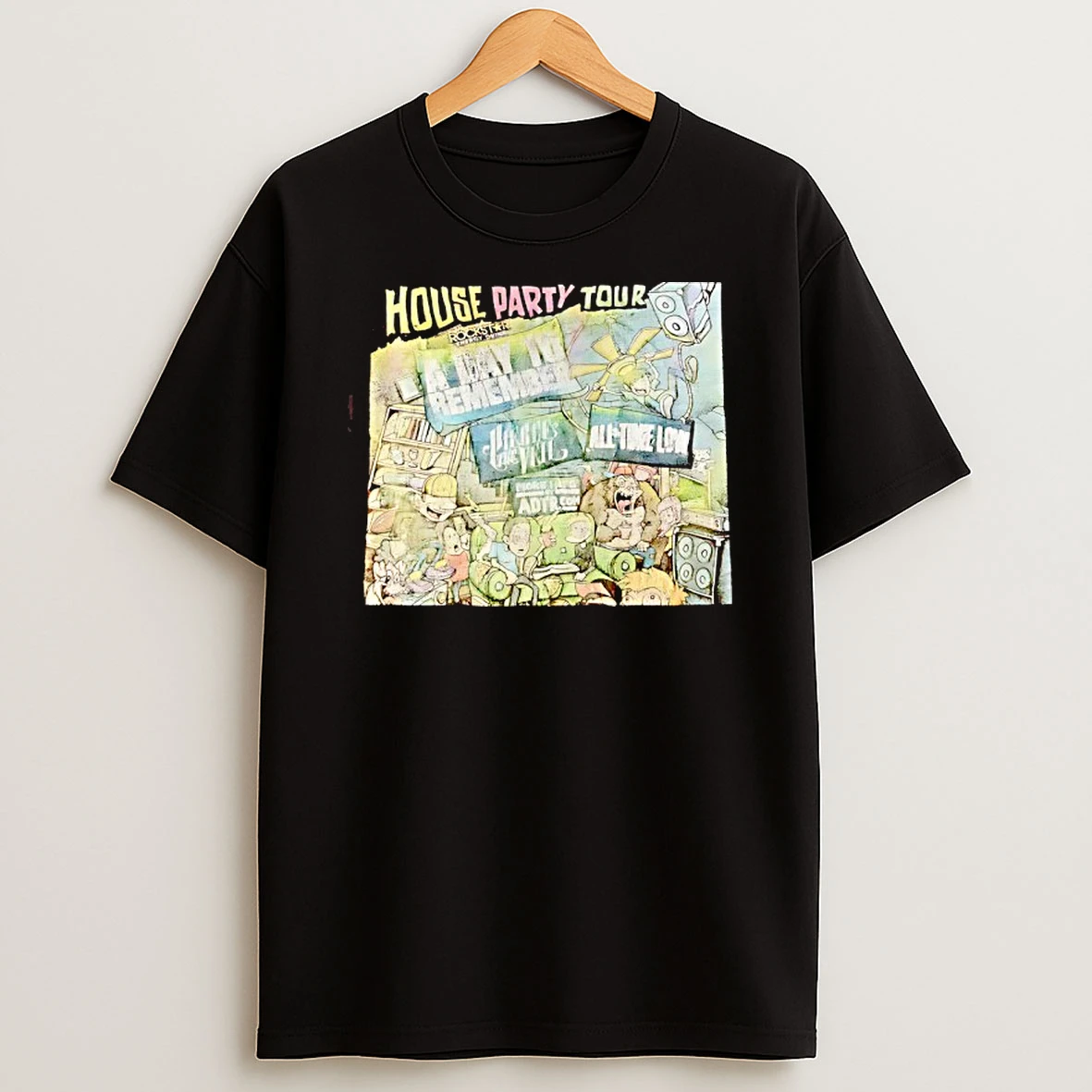 House Party Tour A Day To Remember Falling In Reverse All Time Low Shirts