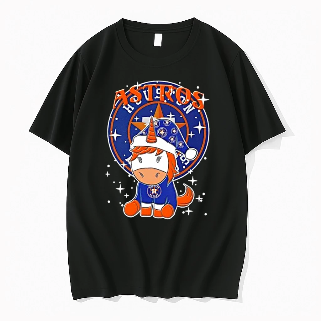 Houston Astros Baseball X Unicorn Merry Christmas Shirts