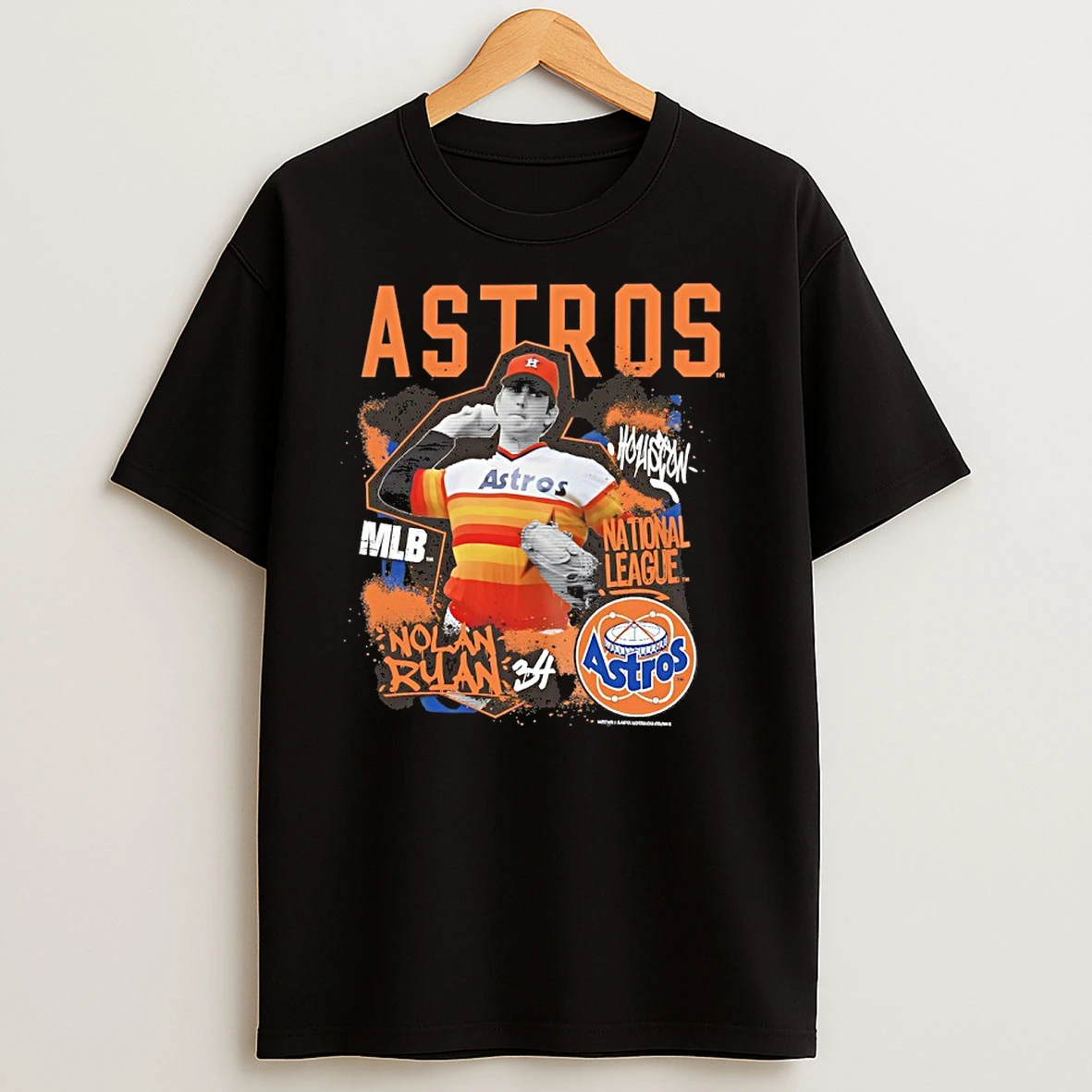 Houston Astros Nolan Ryan Mlb National League Star Moment T Shirts