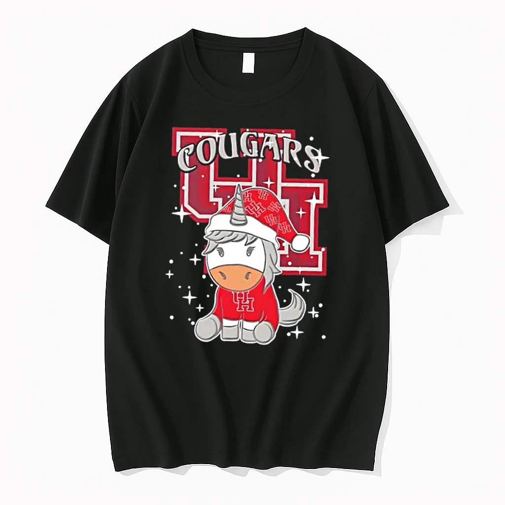 Houston Cougars Football X Unicorn Merry Christmas Shirts