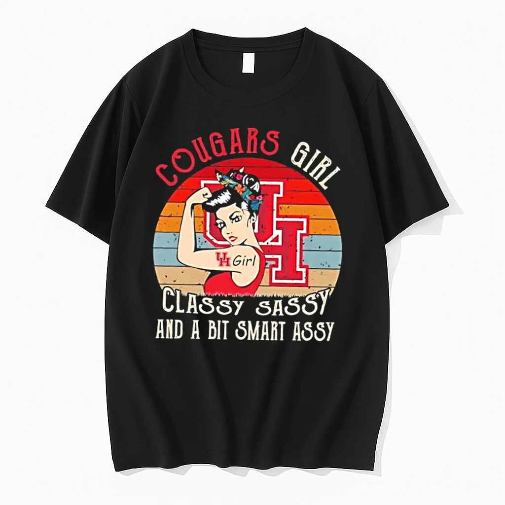 Houston Cougars Girl Classy Sassy And A Bit Smart Assy Shirts
