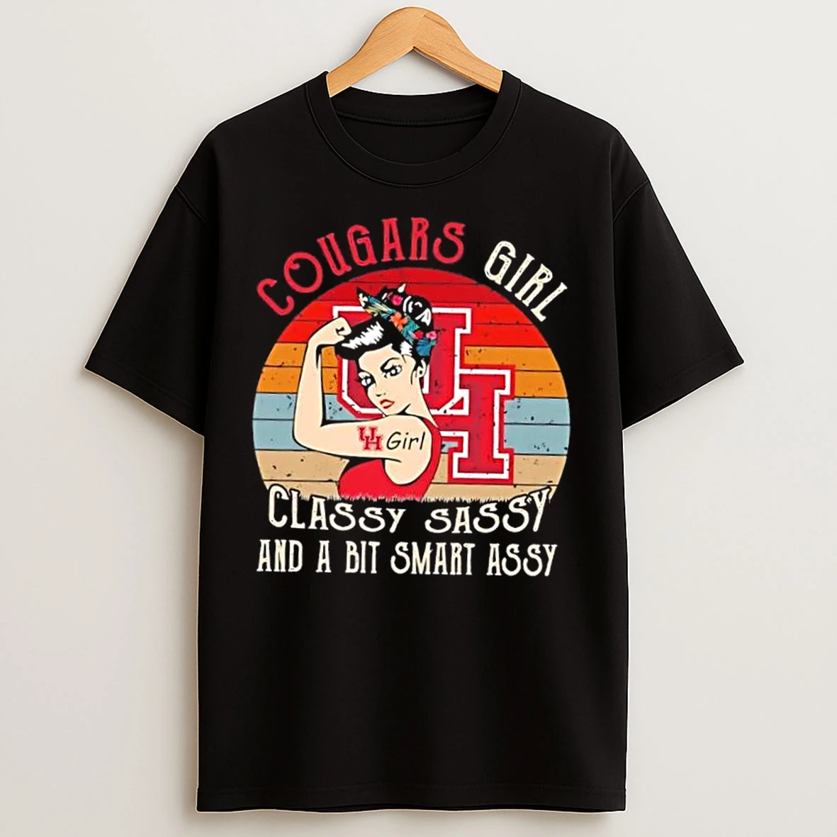 Houston Cougars Girl Classy Sassy And A Bit Smart Assy T Shirts