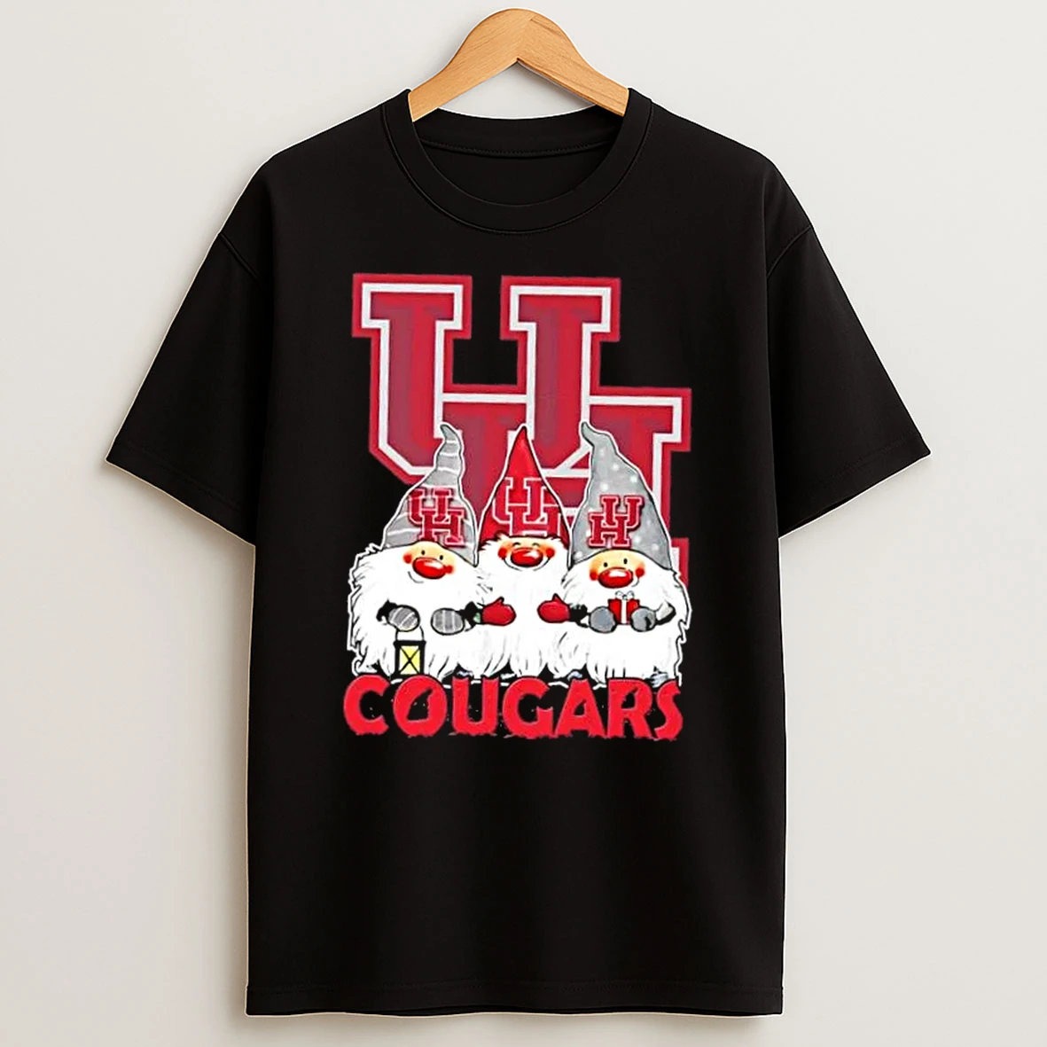 Houston Cougars X Gnomes Xmas Christmas Shirts