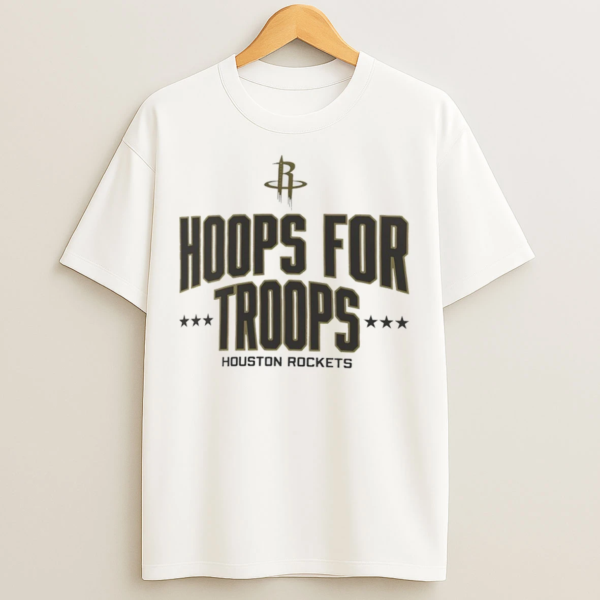 Houston Rockets Hoops For Troops T Shirts