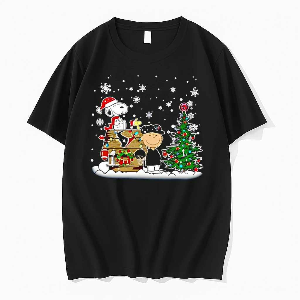 Houston Texans Football Champions Snoopy Charlie Brown Christmas Shirts