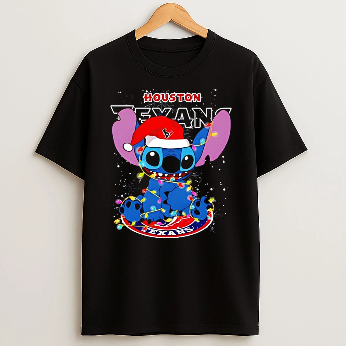 Houston Texans Football Noel Stitch Christmas Shirts
