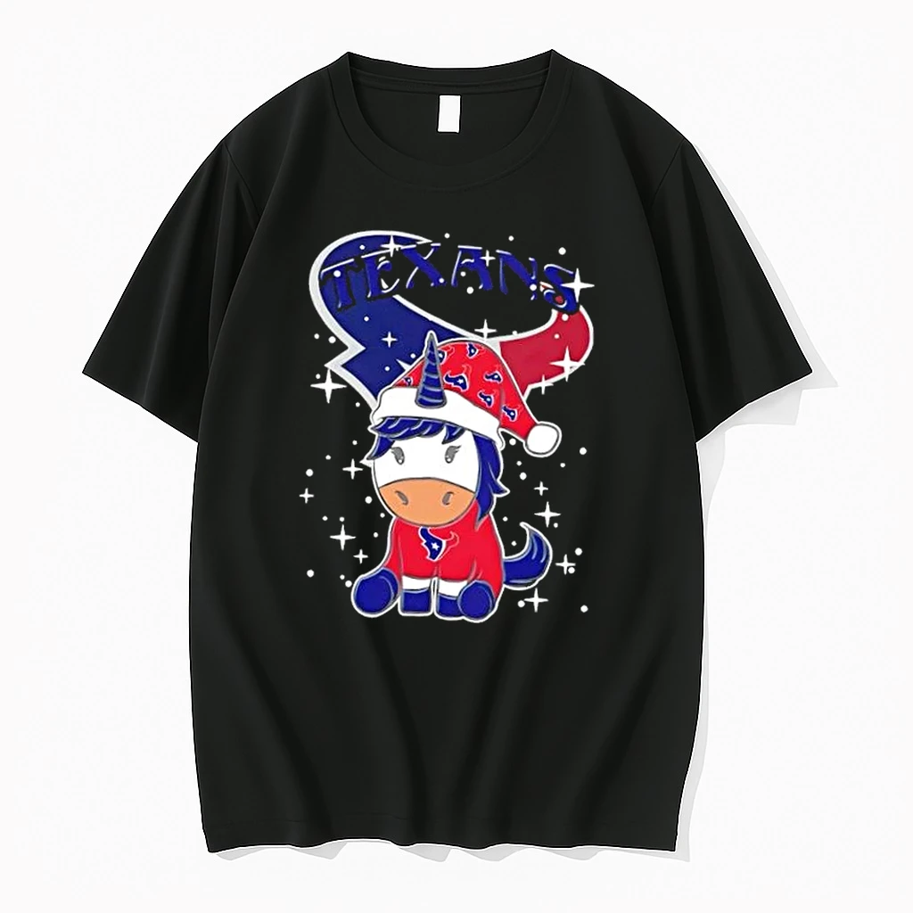 Houston Texans Football X Unicorn Merry Christmas Shirts