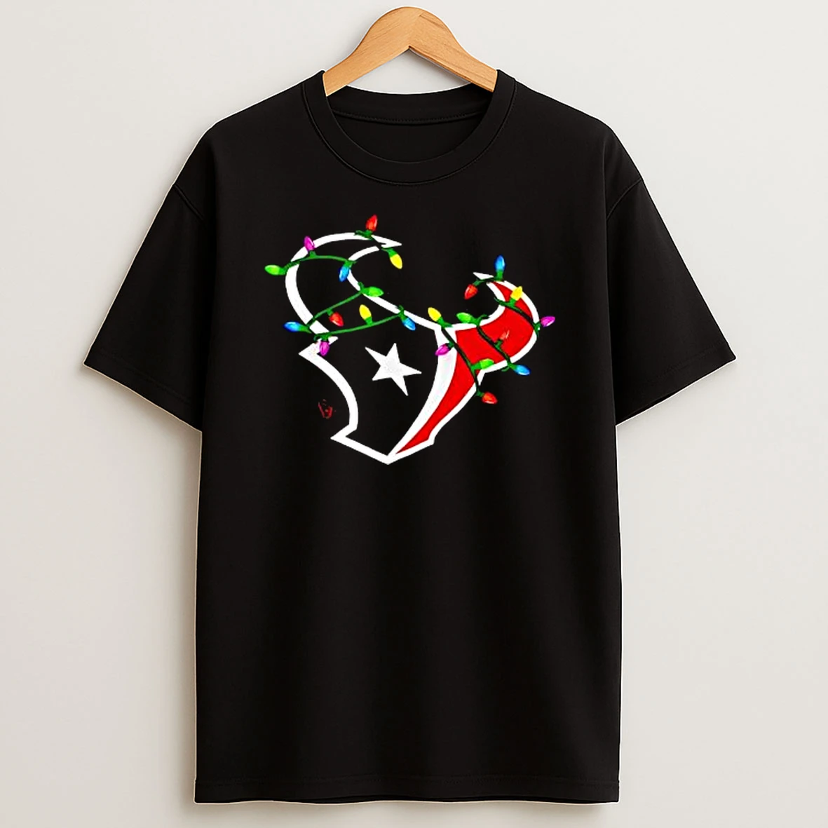 Houston Texans Logo Holiday Lights Shirts
