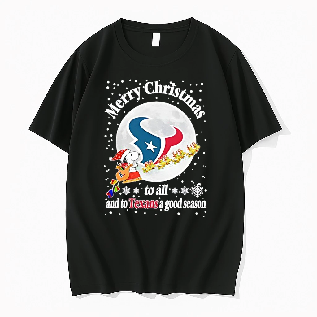 Houston Texans Merry Christmas To All And To Texans A Good Season Football Shirts