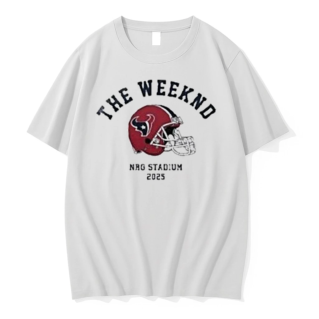 Houston Texans X The Weeknd Nrg Stadium Helmet Portrait Shirts