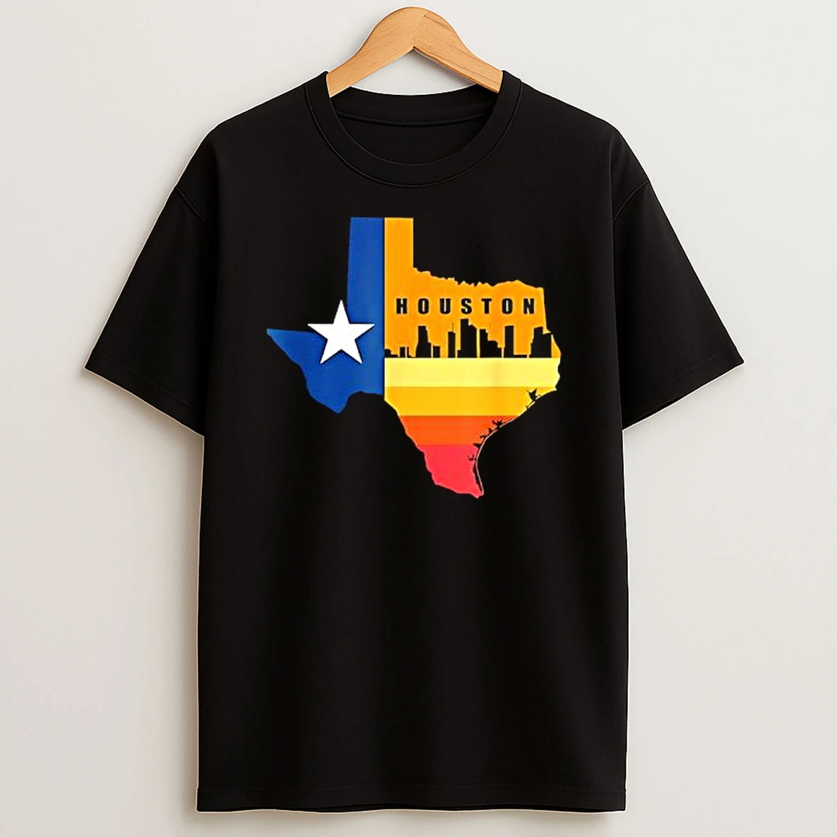 Houston Texans Map Sunset Shirts