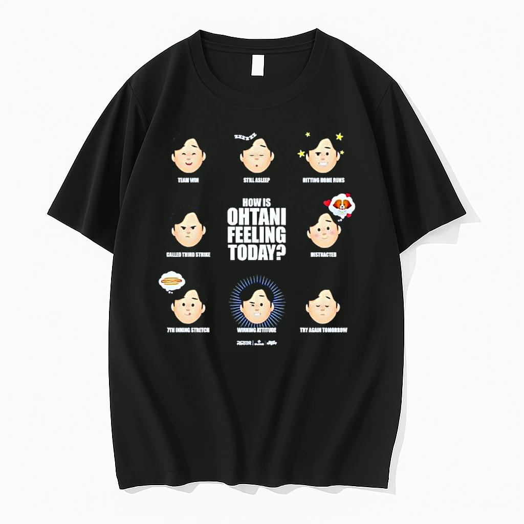 How Is Ohtani Feeling Today Emotions Graphic Shirts