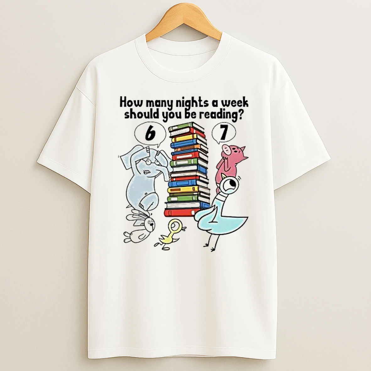 How Many Nights A Week Should You Be Reading 6 7 Animal Shirts