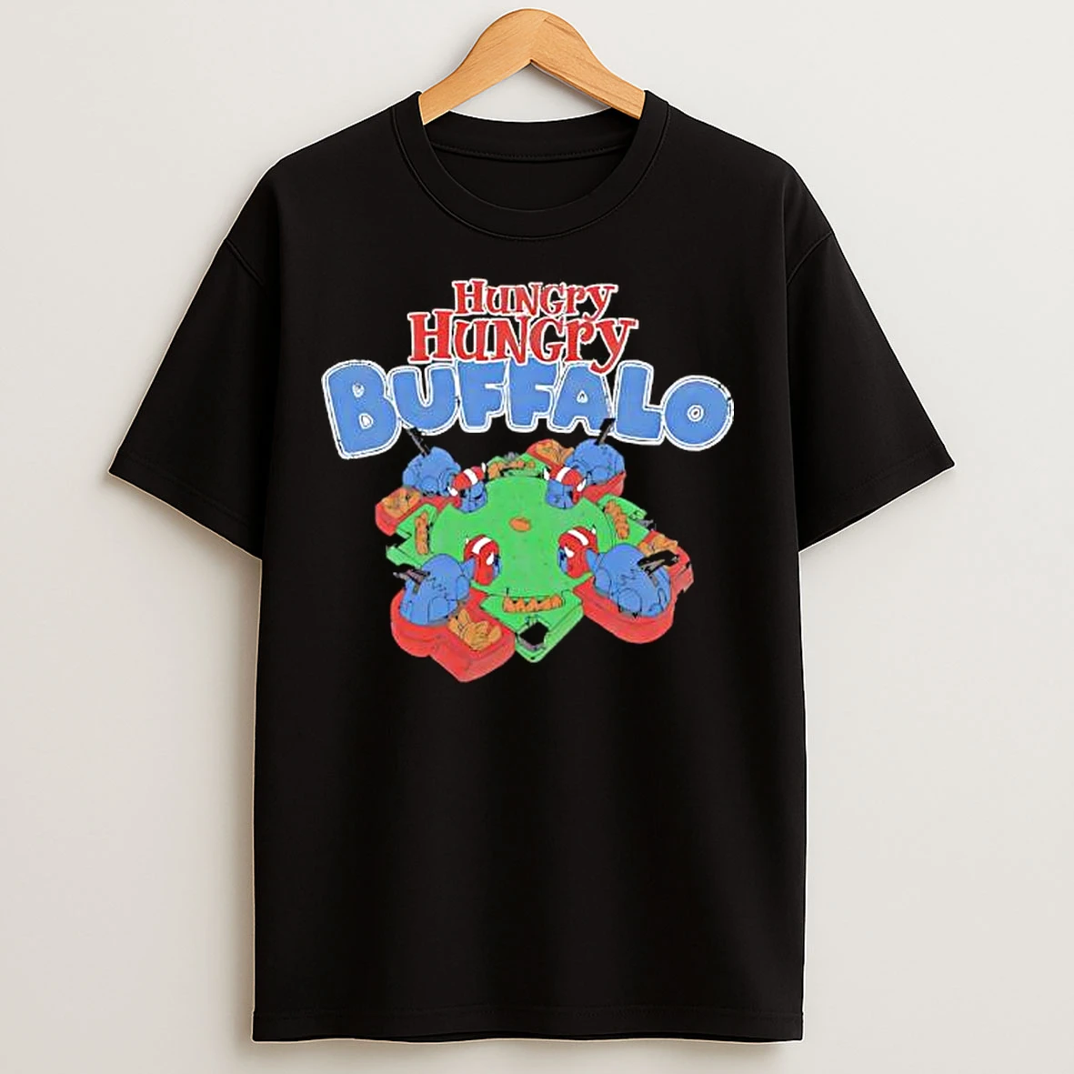 Hungry Hungry Buffalo Graphic T Shirts