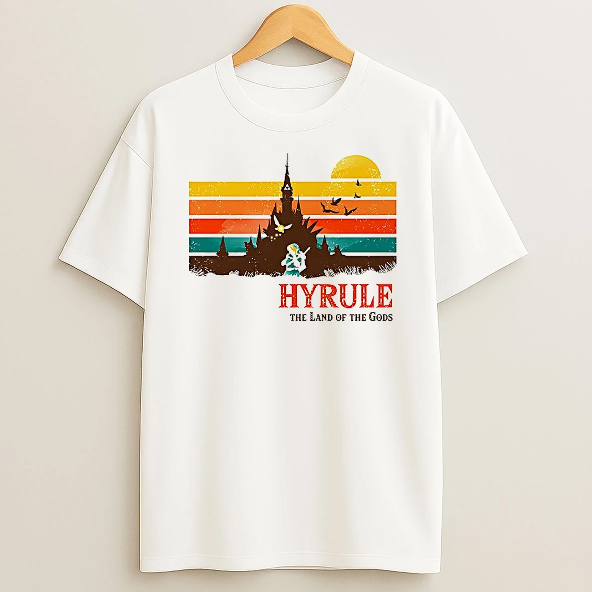 Hyrule The Legend Of Zelda The Land Of Gods Vintage Shirts