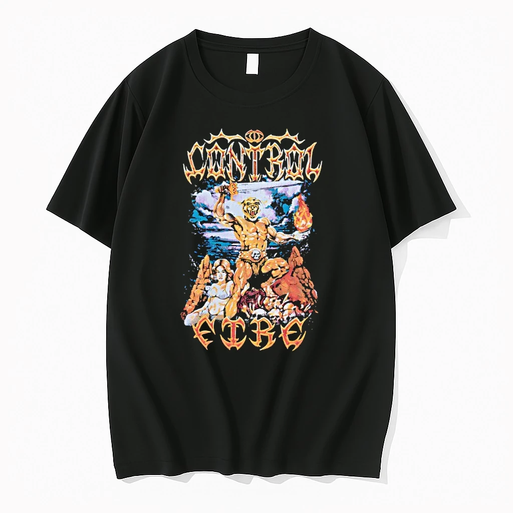 I Control Fire Washed Shirts
