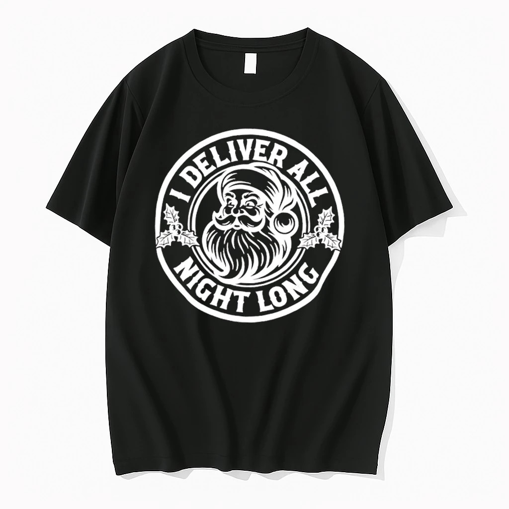 I Deliver All Night Long Santa Christmas Shirts