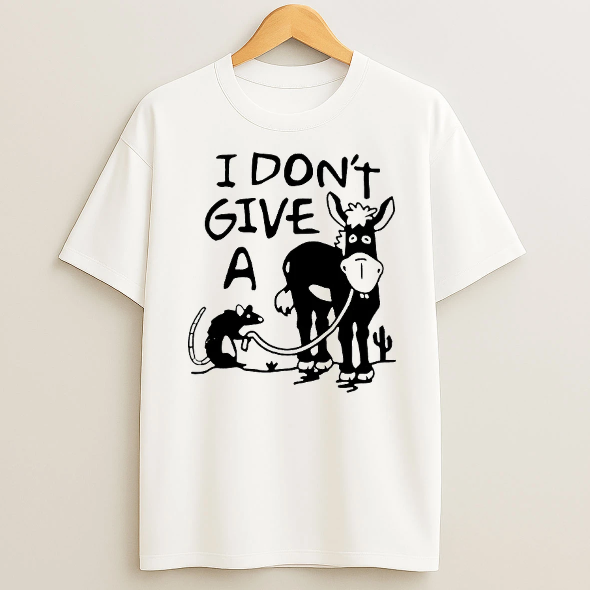 I Dont Give A Donkey And Rats Ass Sarcasm Shirts