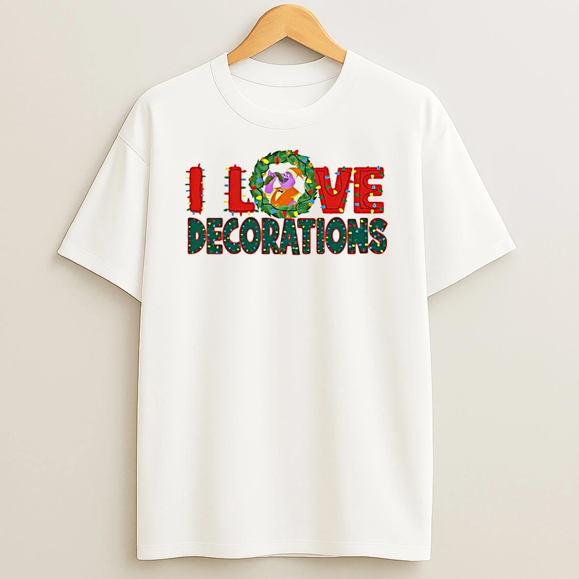 I Love Decorations Christmas Lights Shirts