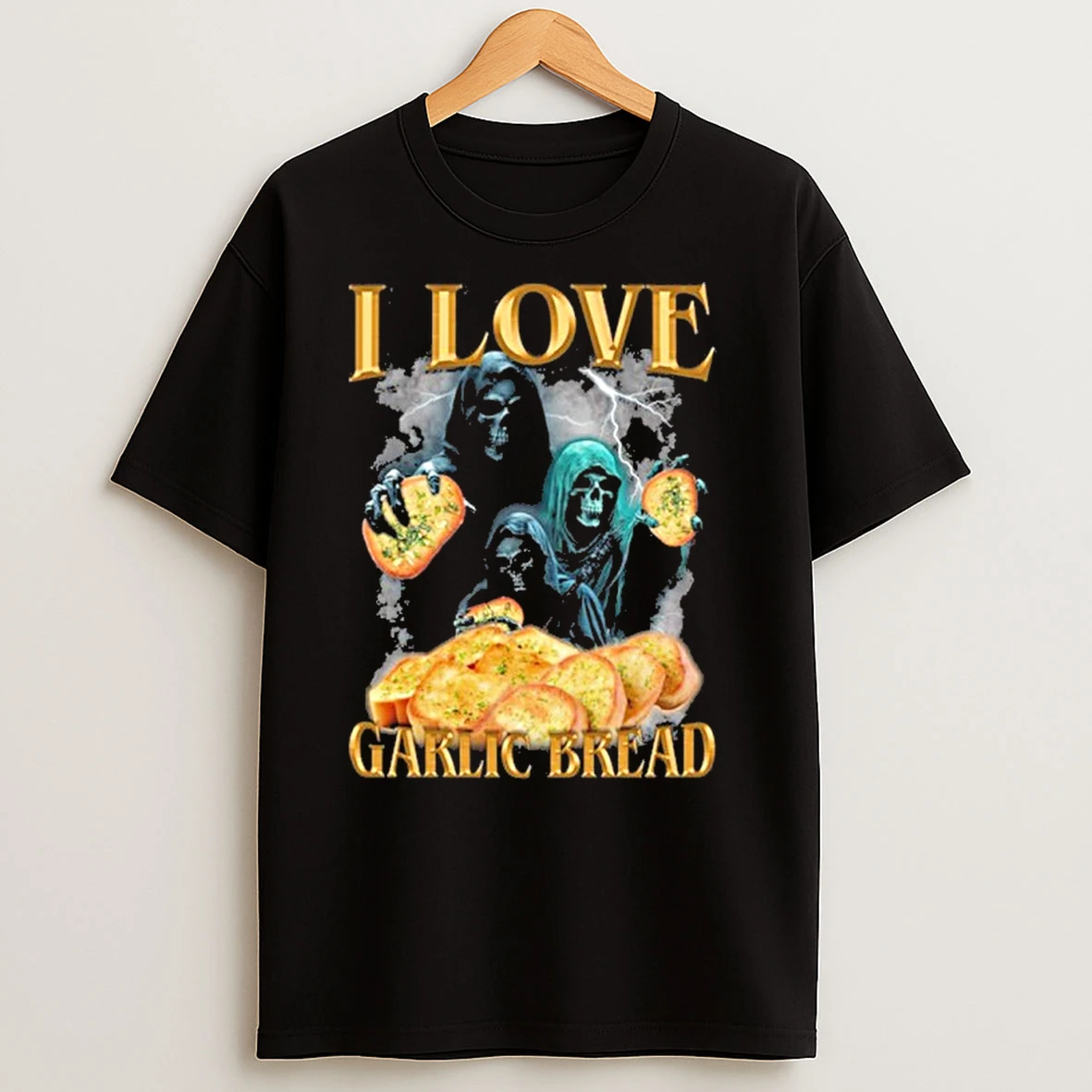 I Love Garlic Bread T Shirts
