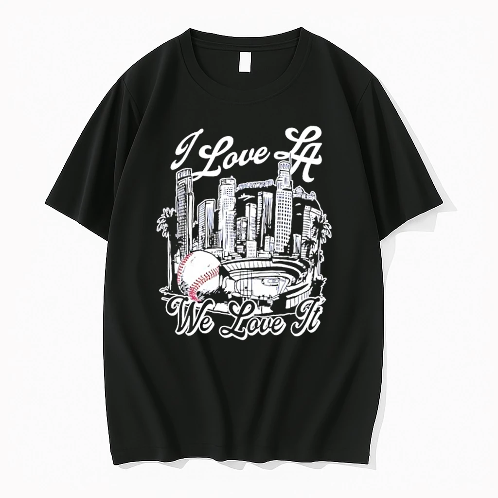 I Love Los Angeles Baseball We Love It Shirts