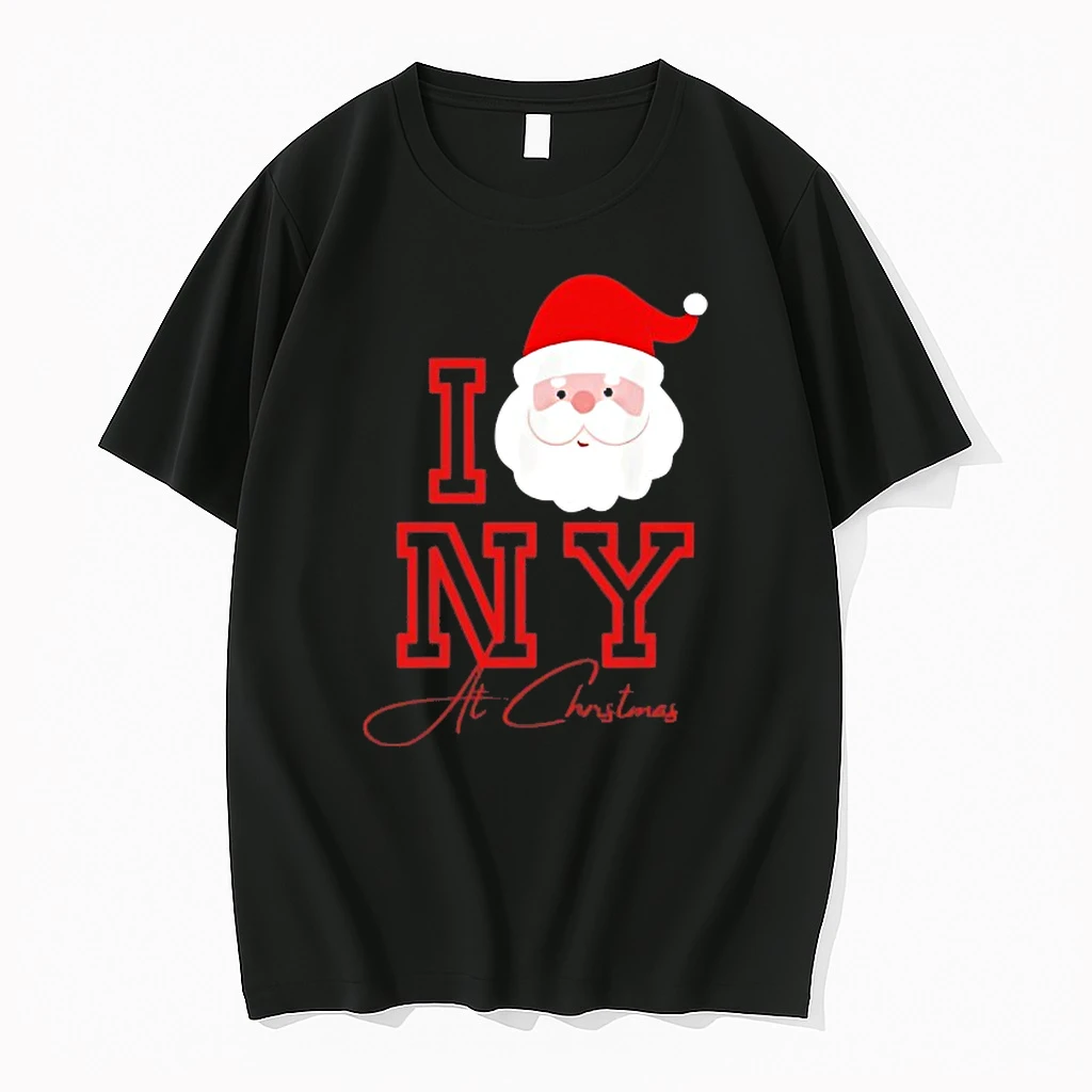 I Love Ny At Christmas Santa Claus Shirts
