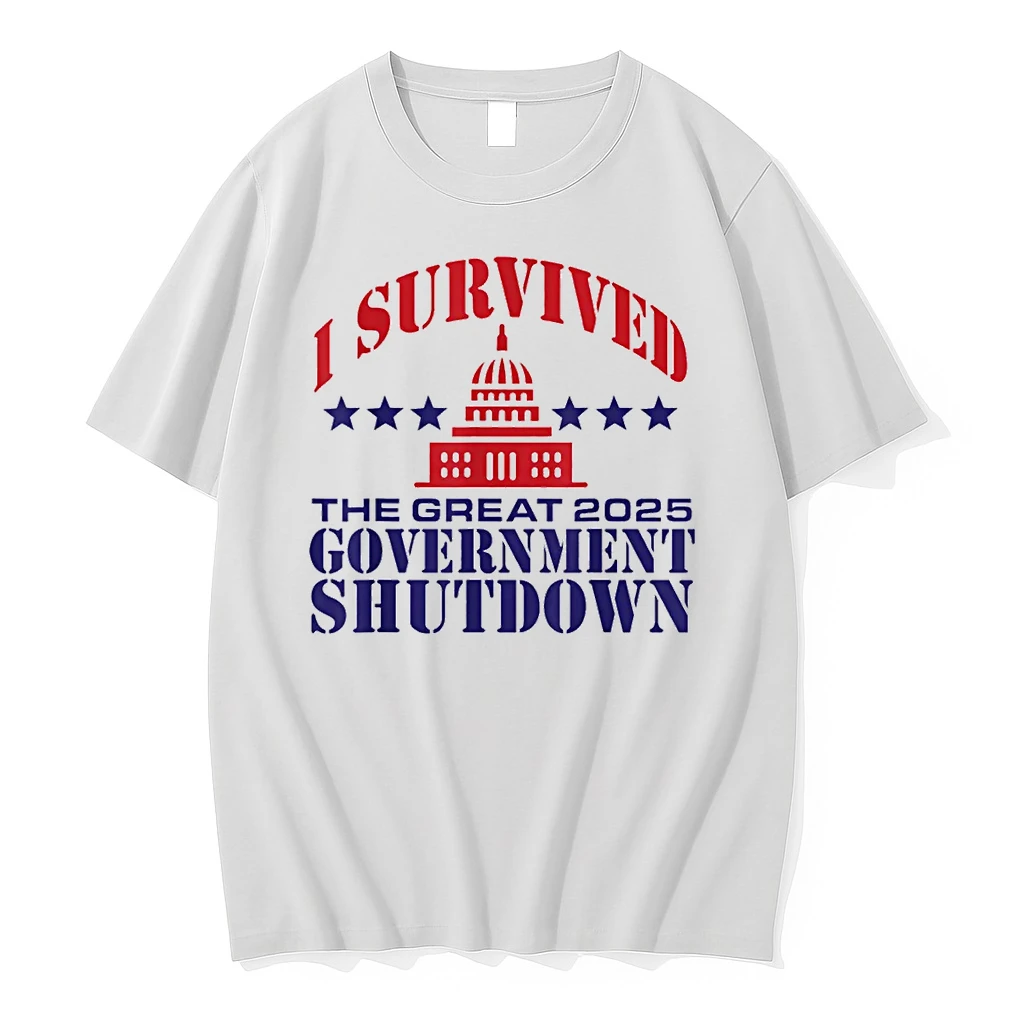 I Survived The Great 2025 Government Shutdown Shirts
