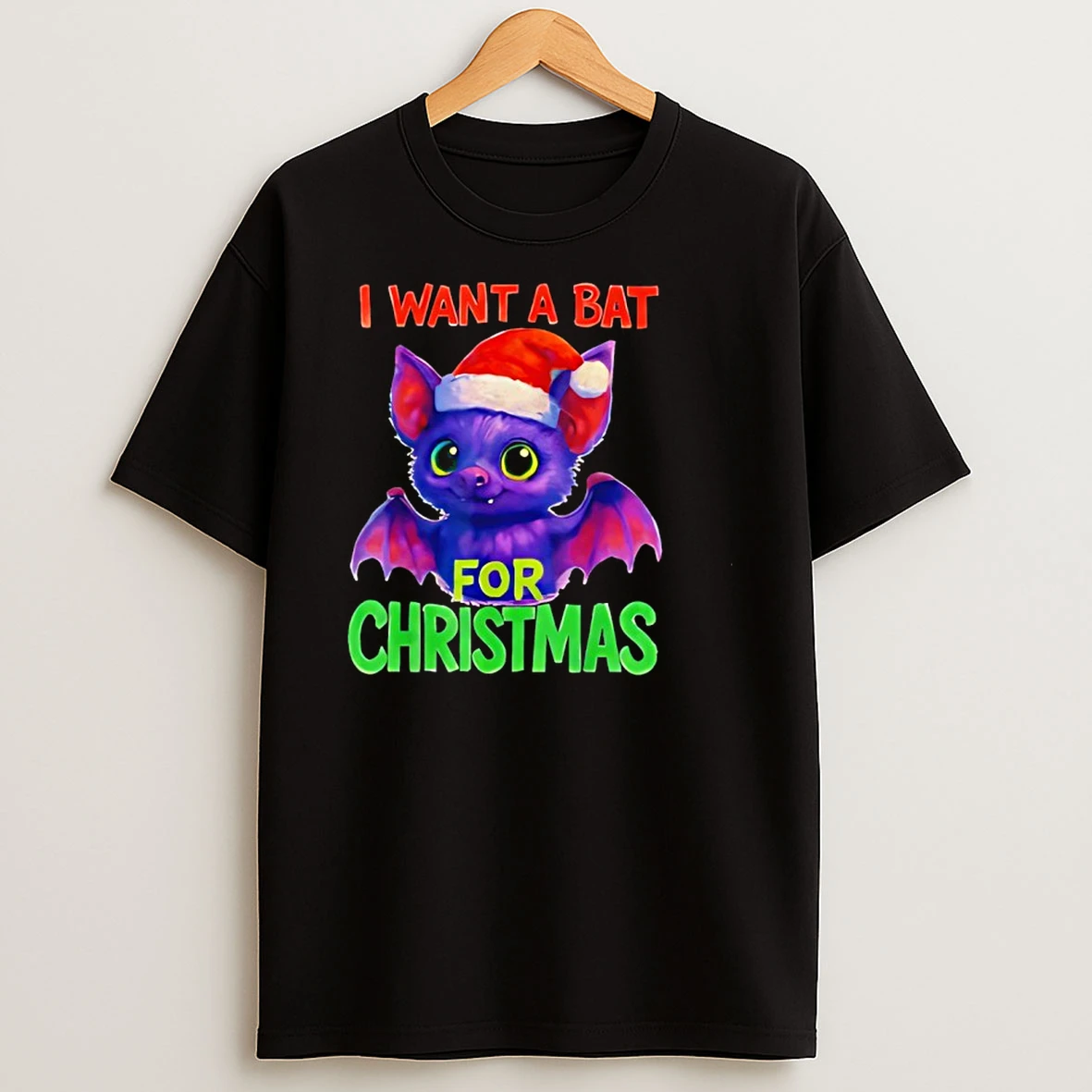 I Want A Bat For Christmas Shirts