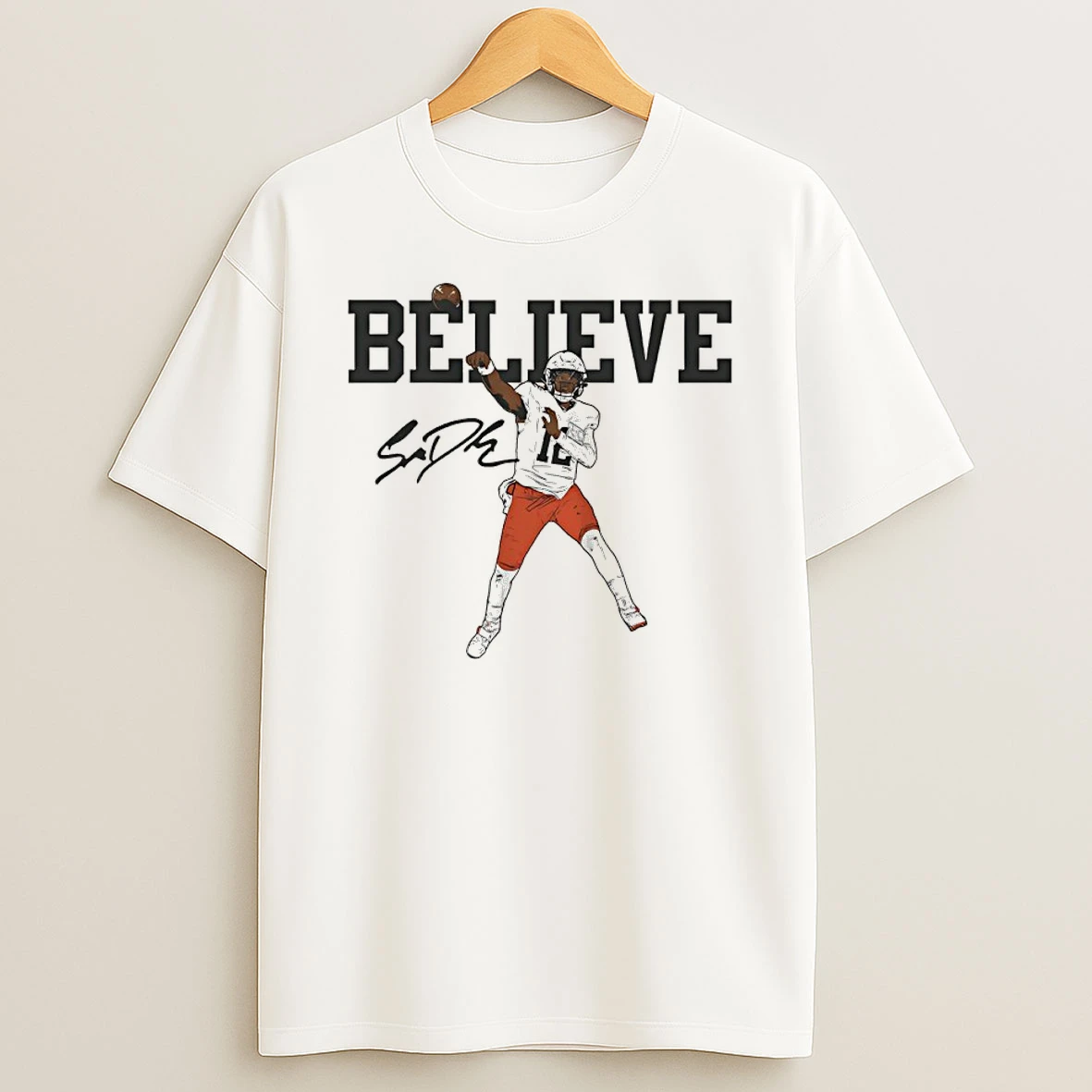 I Cant Believe Shedeur Sanders Cleveland Browns Signature Shirts