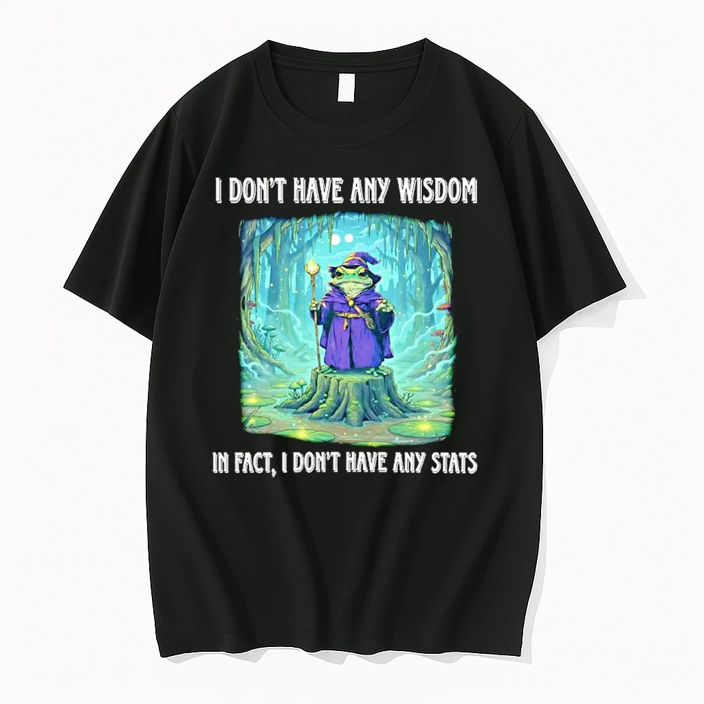 I Dont Have Any Wisdom In Fact I Dont Have Any Stats Wizard Shirts