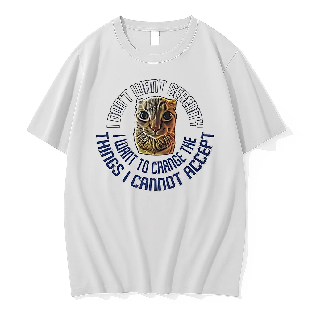 I Dont Want Serenity I Want To Change The Things I Cannot Accept Shirts