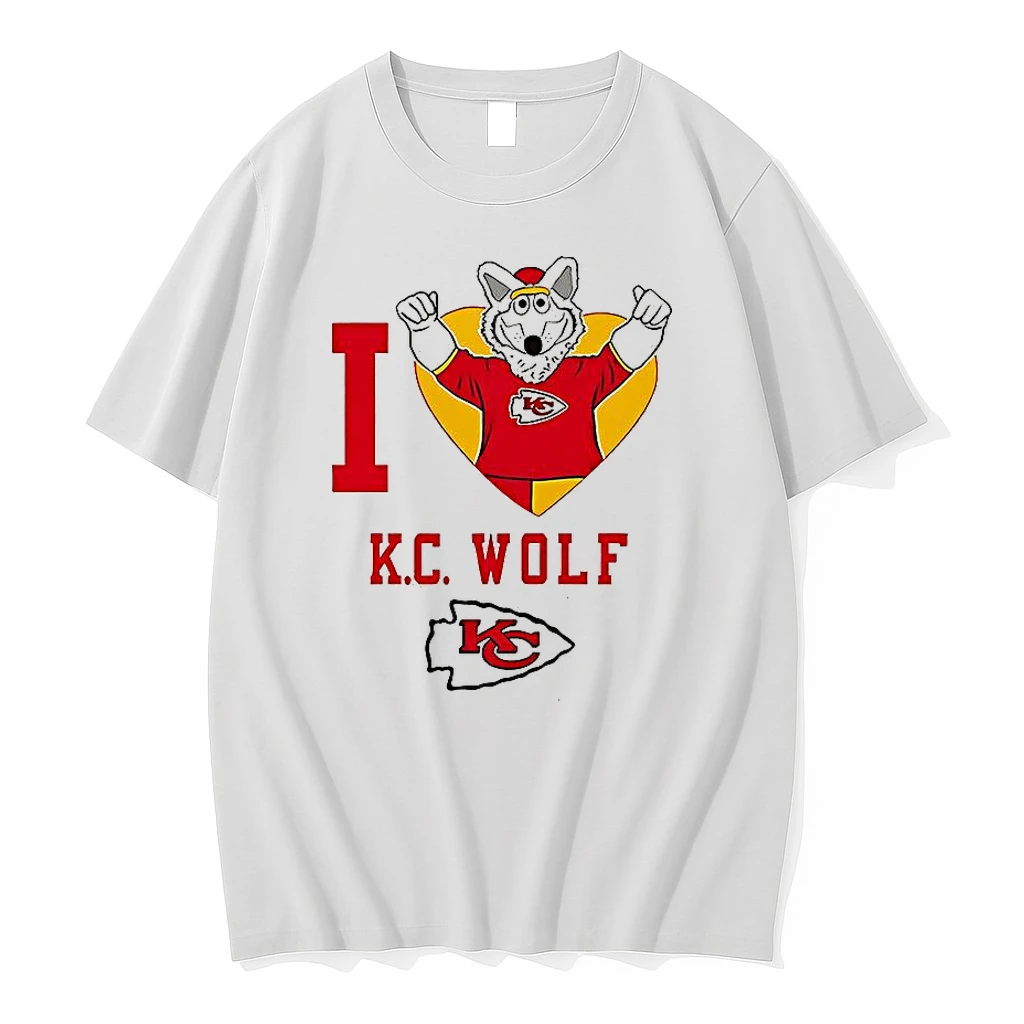I Love Kc Wolf Kansas City Chiefs Shirts