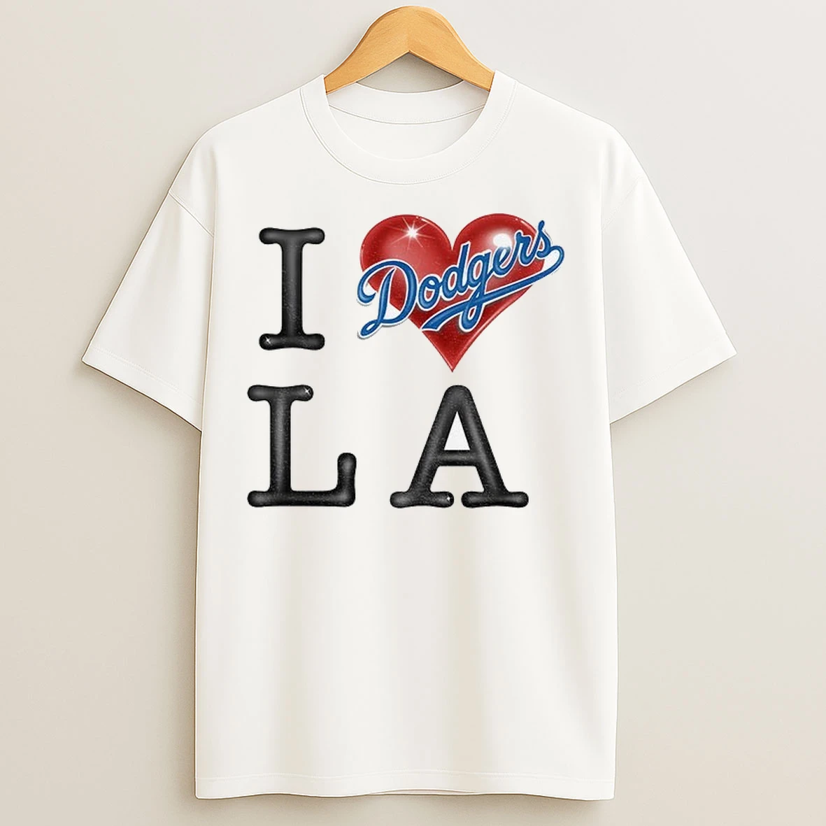 I Love Los Angeles Dodgers Mlb Baseball World Series 2025 T Shirts