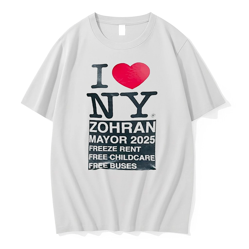 I Love New York Zohran Mayor 2025 Freeze Rent Free Childcare Shirts