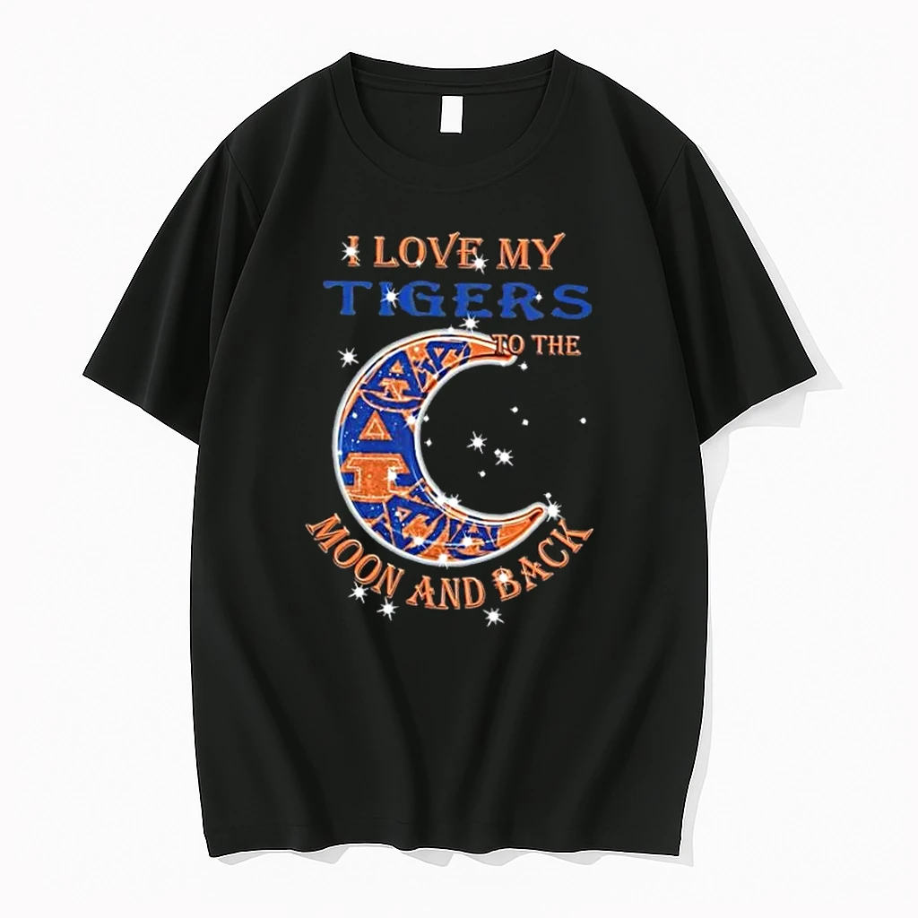 I Love My Auburn Tigers To The Moon And Back Shirts