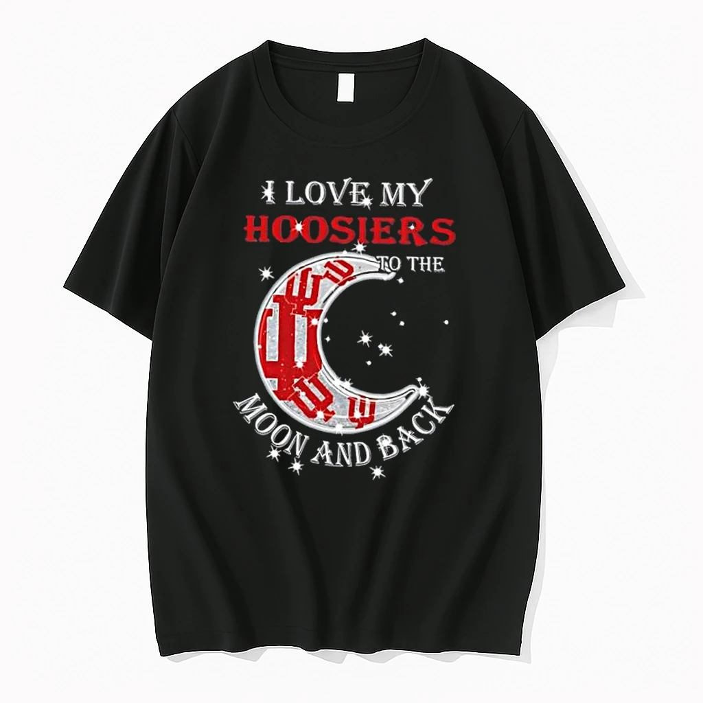 I Love My Indiana Hoosiers To The Moon And Back Shirts