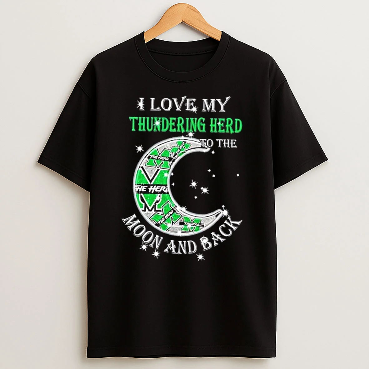 I Love My Marshall Thundering Herd To The Moon And Back Shirts