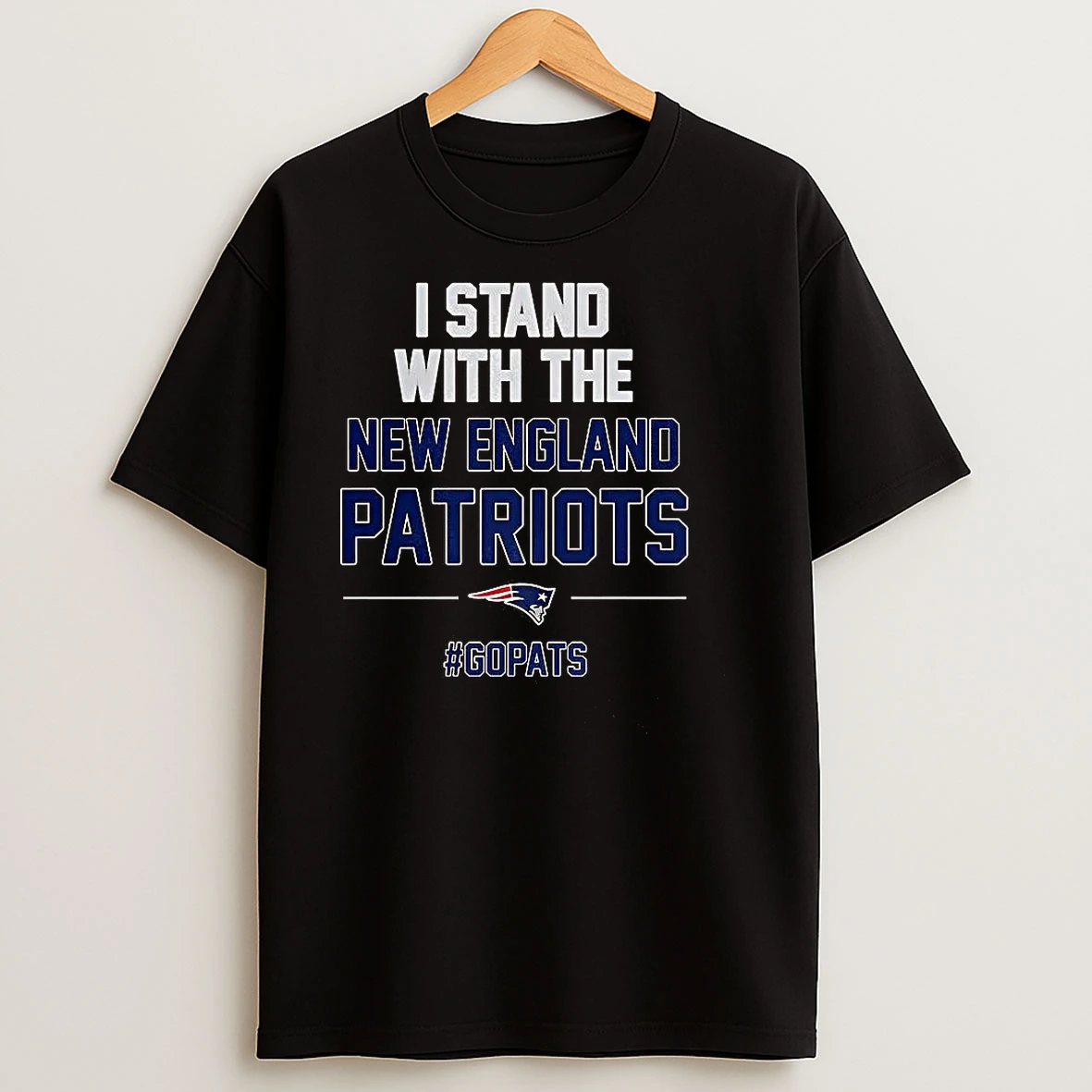 I Stand With Me New England Patriots Go Pats T Shirts