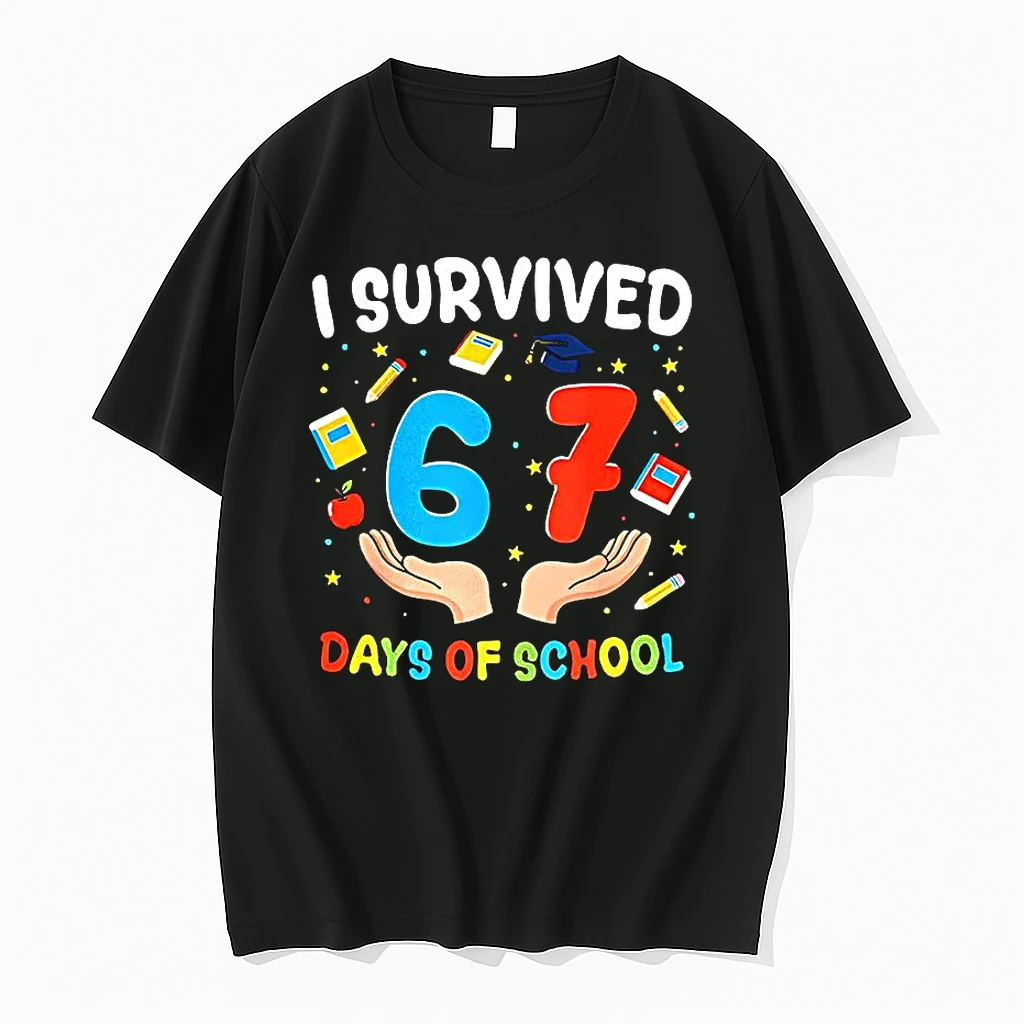 I Survived 67 Days Of School Meme Shirts