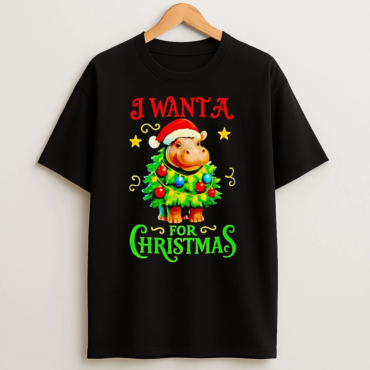 I Want A Hippopotamus For Christmas Shirts
