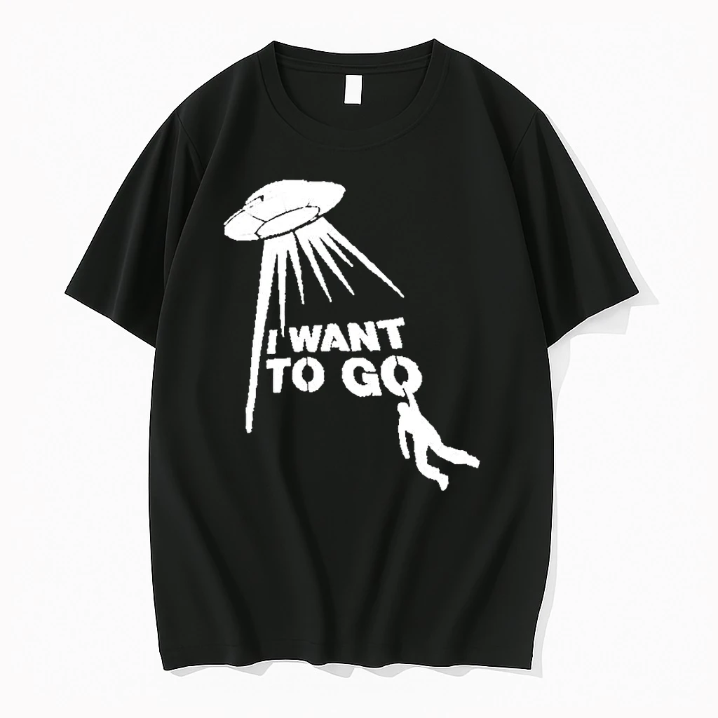 I Want To Go Alien Abduction Ufo Funny Shirts
