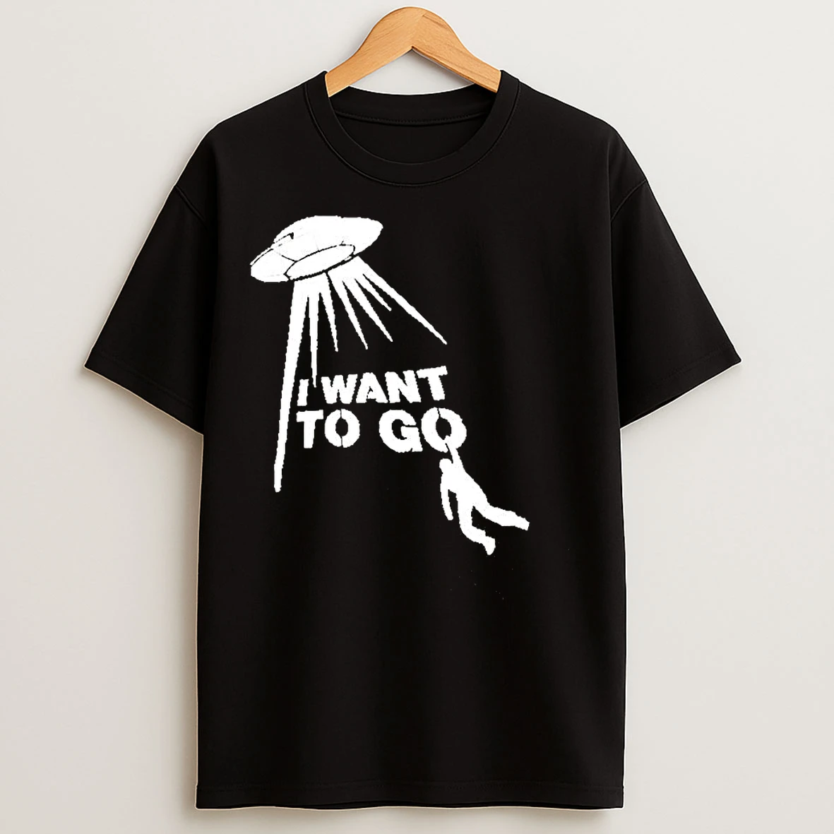 I Want To Go Alien Abduction Ufo Funny T Shirts