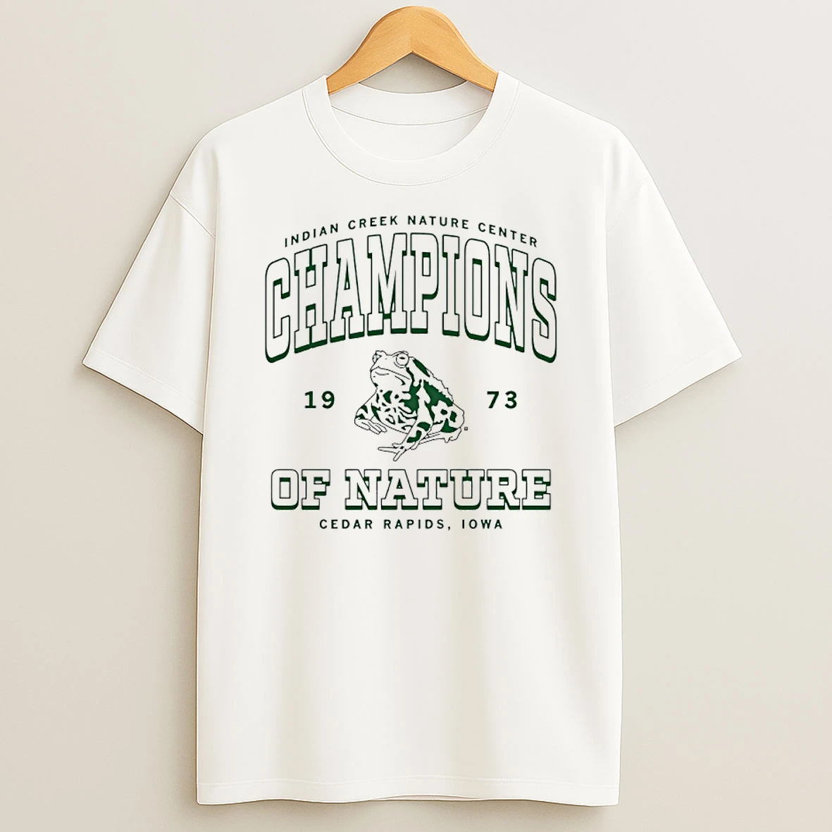 Indian Creek Nature Center 19 73 Of Nature Cedar Rapids Iowa Shirts