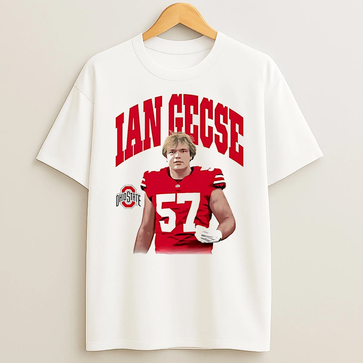 Ian Gecse Ohio State Buckeyes Portrait Shirts