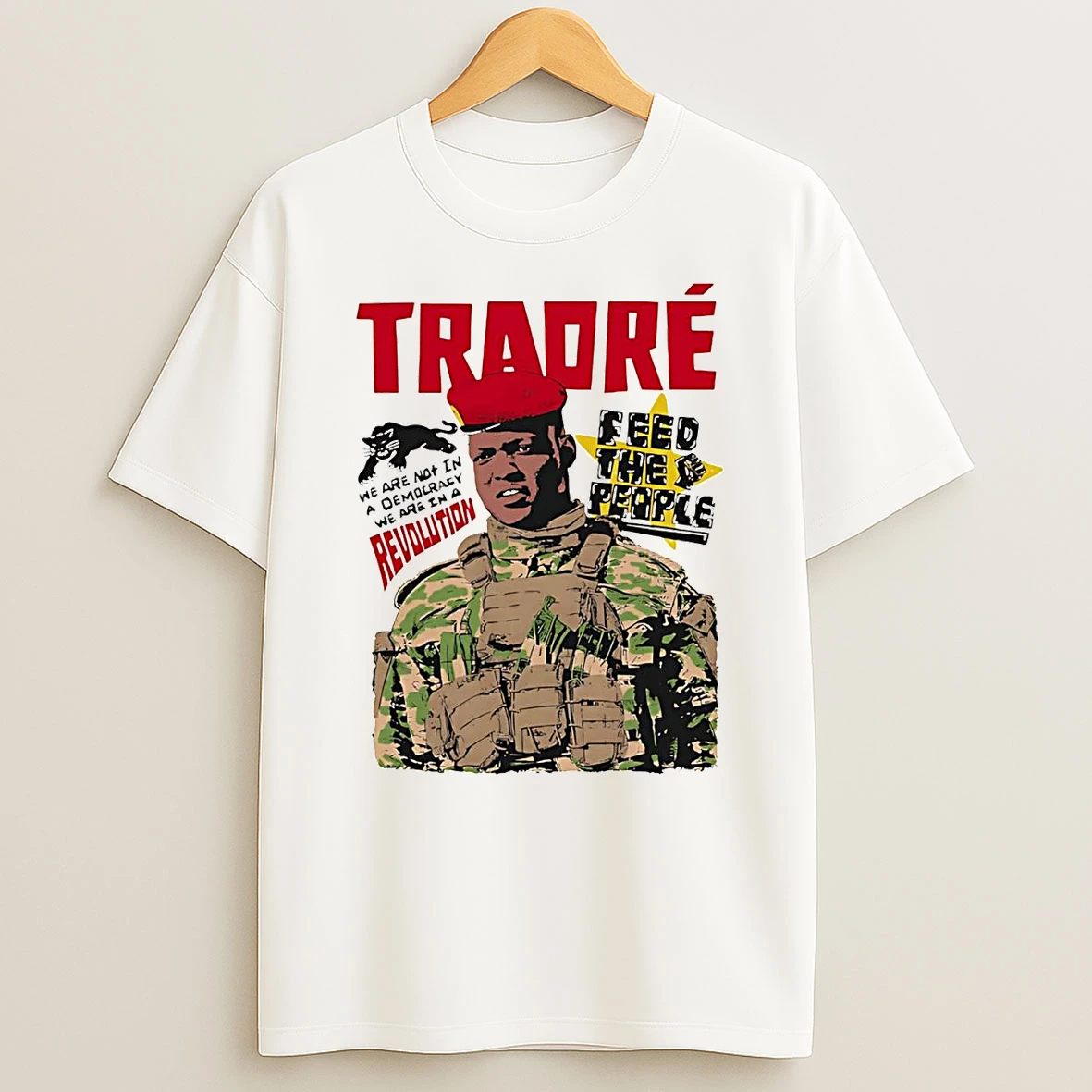 Ibrahim Traore Feed The People Revolution Shirts