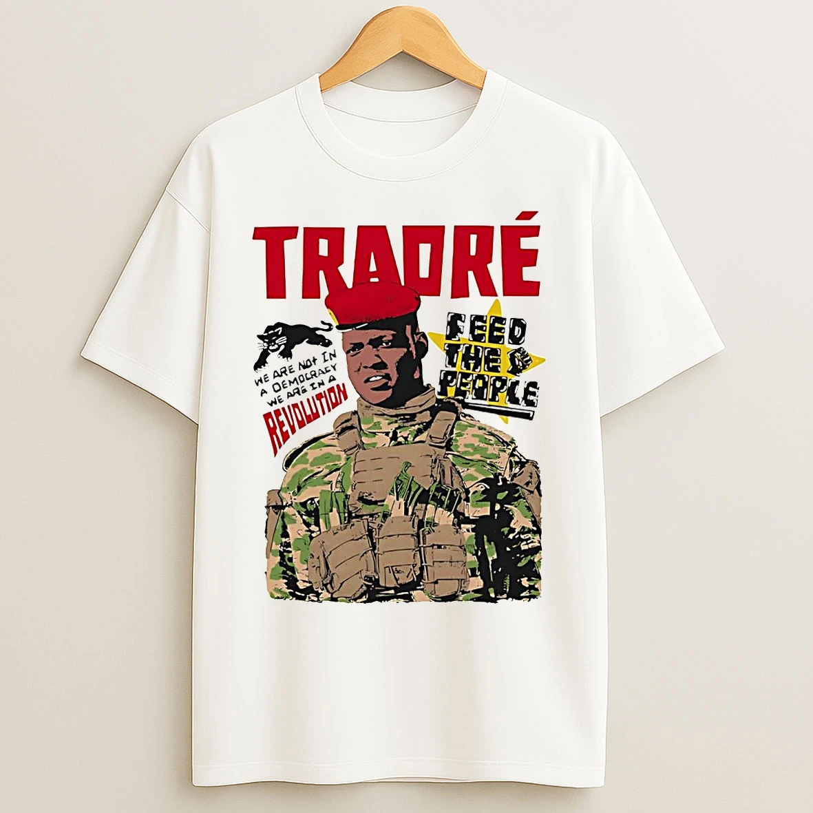 Ibrahim Traore Feed The People Revolution T Shirts