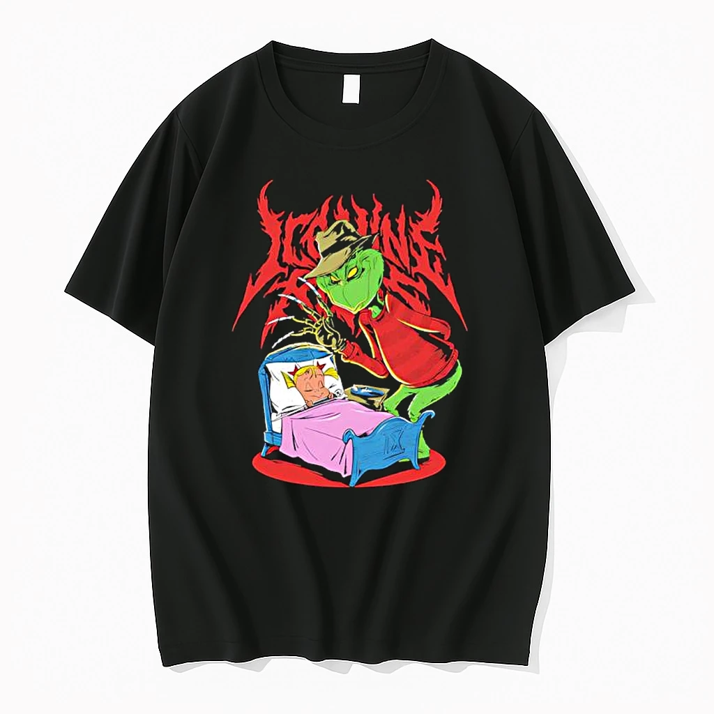 Ice Nine Kills A Nightmare In Whoville Grinch And Freddy Krueger Shirts