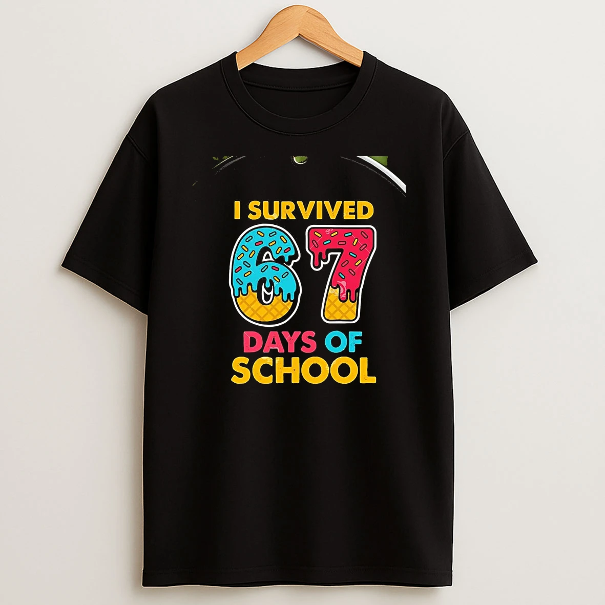 Ice Cream I Survived 67 Days Of School Chriast Shirts